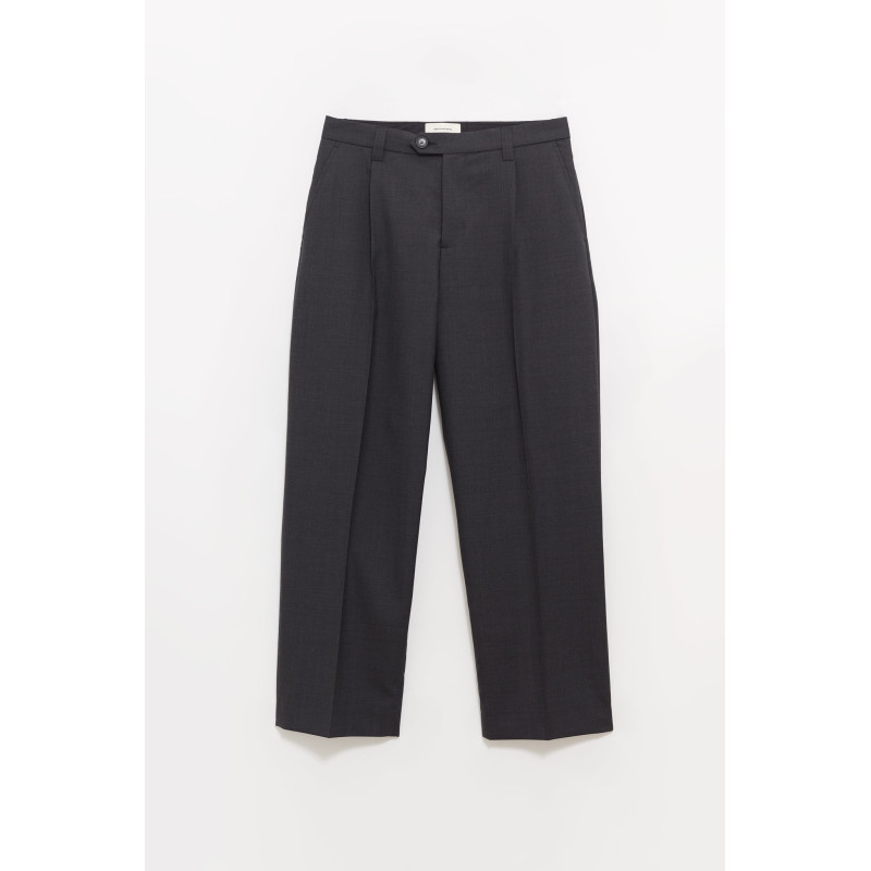 MFPEN DARK GREY TROPICAL WOOL SERVICE TROUSERS